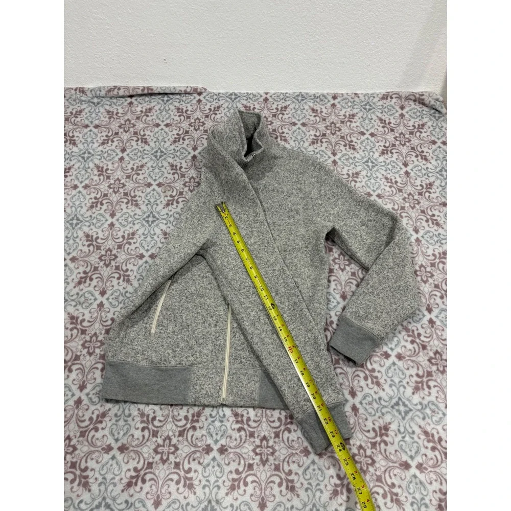 J. Crew Sporting Life Mens Full Zip Sweater Jacket Heather Grey Size M 77388